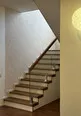 Лестница МЛ 155 в ДНП Европейская Долина-2 на бетоне, деревянная, на 2 этаж