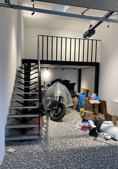 Антресольная лестница в гараж 2
