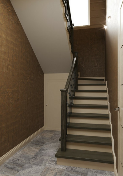 Лестница на бетоне:облицовка и выравнивание основания 2